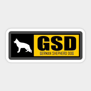 GSD German Shepherd Dog Sticker